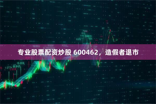 专业股票配资炒股 600462，造假者退市
