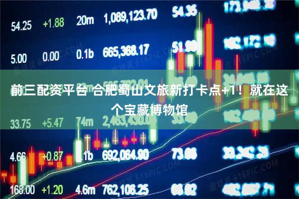 前三配资平台 合肥蜀山文旅新打卡点+1！就在这个宝藏博物馆